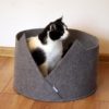 Katzenbett aus Filz